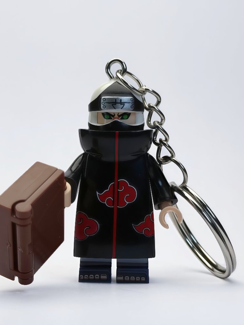 Naruto Akatsuki Kakuzu Custom Minifigure Keychain